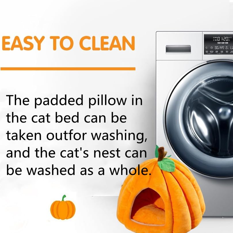 Cat Beds for Indoor Cats (Blue-01 / 22 in)