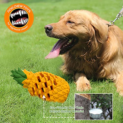 Indestructible Pineapple Dog Toy (7.1 In)
