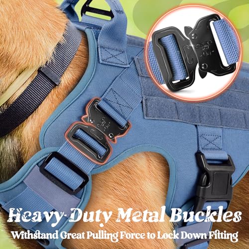 Tactical Dog Harness for Medium (Blue / Medium)