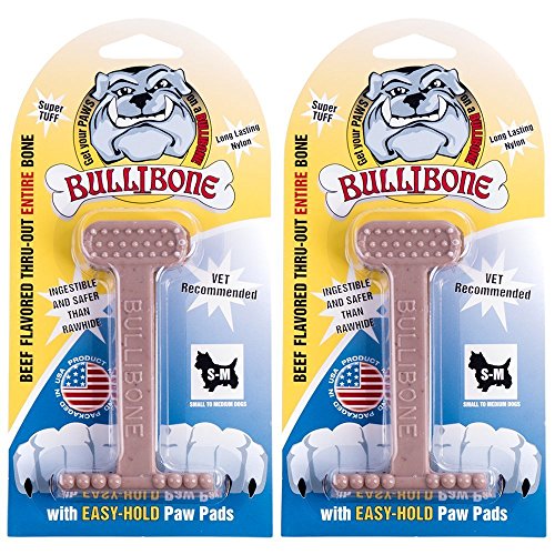 Nylon Dog Chew Toy for Aggressive Chewers (Small - 2 Pack)