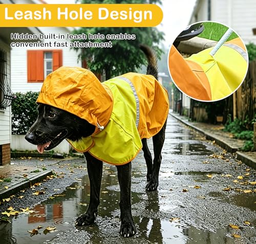 Dog Raincoat Jacket (Yellow / X-Small)