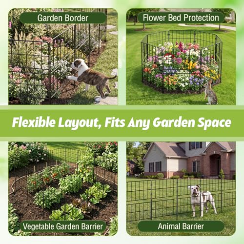 Tall Garden Fence 31.5 in (14 Pack, 20 ft(L) X 31.5 in(H))
