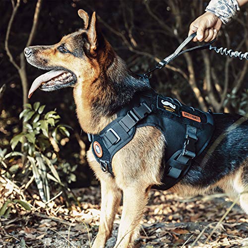Tactical Dog Harness Vest No (X-Large / Black)