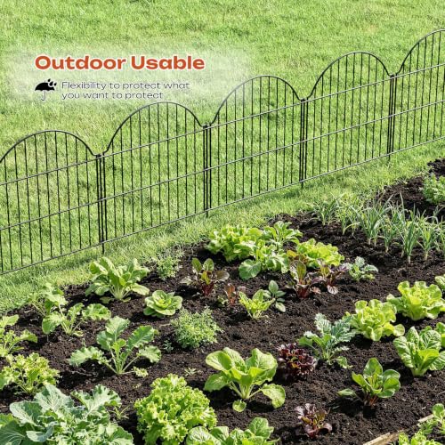 Decorative Garden Fence (24" with Lock)