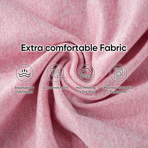 3 Pack Lightweight Sun Protection Dog Shirt Breathable Sleeveless Dog T Shirts Extra Soft Top Tank Dog Clothes for Outdoor Activities (Light Pink + Rose Pink + Peach Pink / XXL (Back: 20.5",Chest: 26.4", Neck 18.1"))