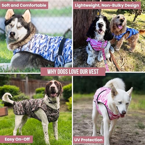 Dog Cooling Vest (Green Camo / XX-Large (Pack of 1))