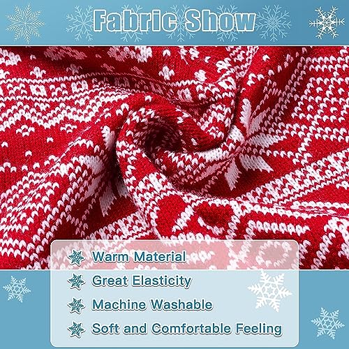 Dog Sweater Argyle (Medium/Large / Red)