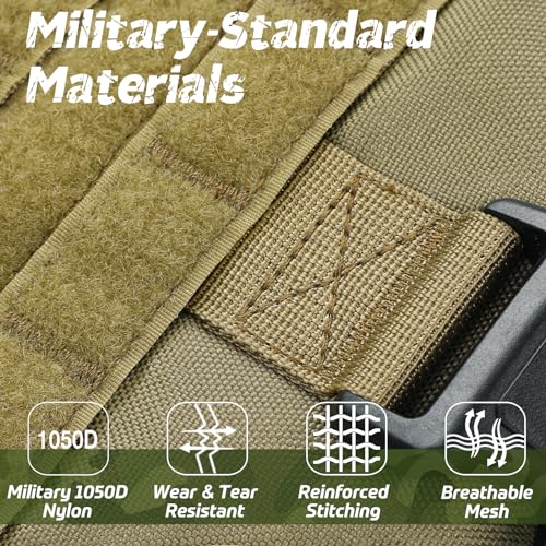 Tactical Dog Harness for Small (Brown / Small)