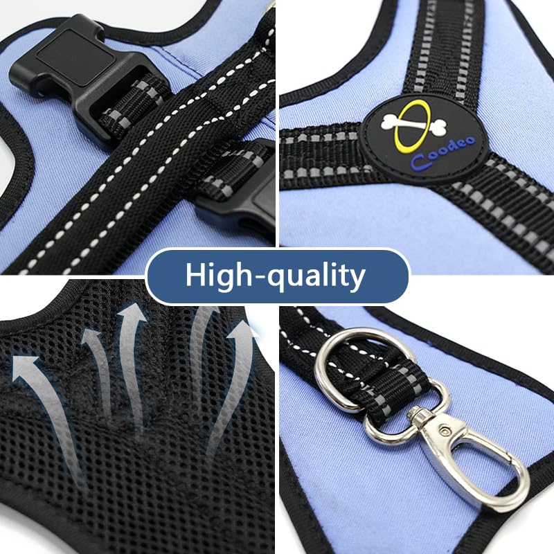 Dog Lift Harness (L / Blue)