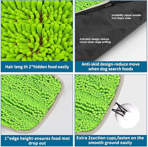 Snuffle Mat for Dogs (NEW-Green)