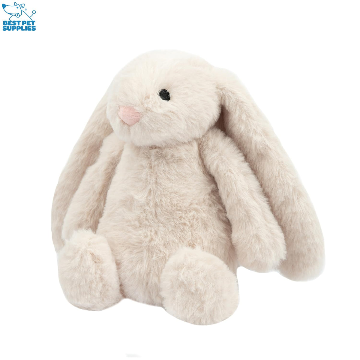 Bunny Buddy Squeaky Plush Dog Toy (Bunny (Beige) / Large)