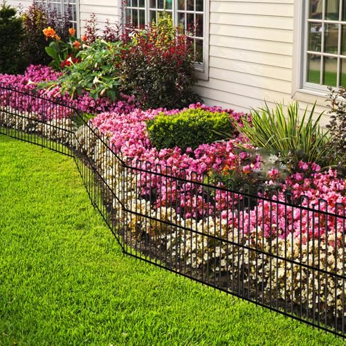 25 Panels No Dig Animal Barrier Fence (25 Panels, 32in(H) x 49ft(L))