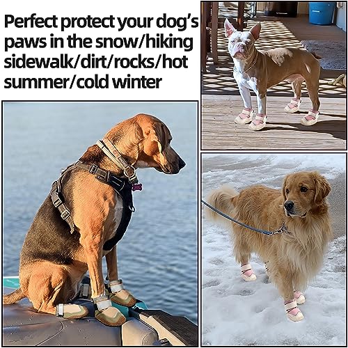 Dog Boots for Large Dogs (Light Pro / Width 1.57 in)