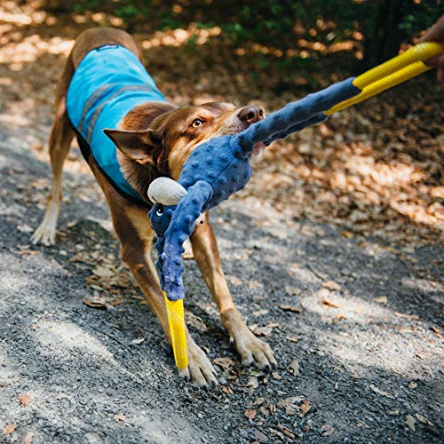 RopeTugz Durable Dog Pull Rope Toy (Blue / 28 x 5 x 5 in)