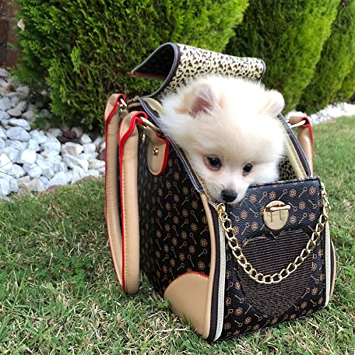 Luxury Pet Carrier (Coffee)