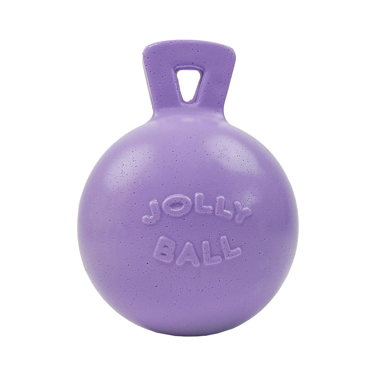 Tug-n-Toss Heavy Duty Dog Toy Ball with Handle, 6 Inches/Medium, Light Purple (Light Purple / Medium (6 in))