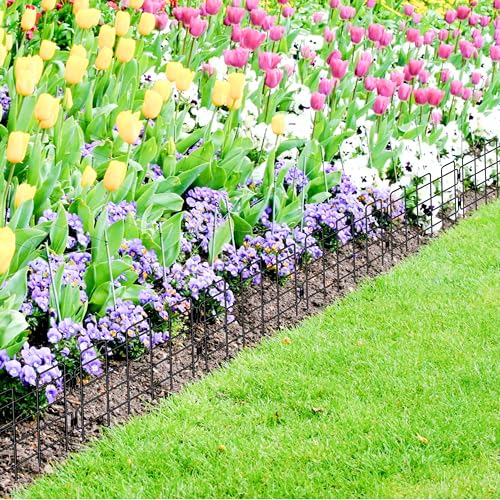 Garden Fence Animal Barrier (Black x 10)