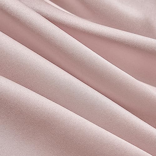 100% Blackout Self Adhesive Curtains Small Window Short Temporary Black Out Curtains Easy to Install Used for Bedroom Kitchen Window Cover (Pink/ Thickened / 35"W x 63"L (Pack of 1))