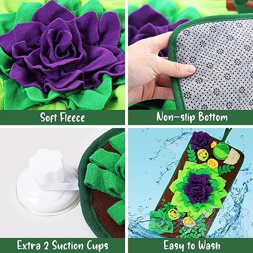 Snuffle Mat for Small & Medium Dogs and Cats (30.7"L x 15.7"W)