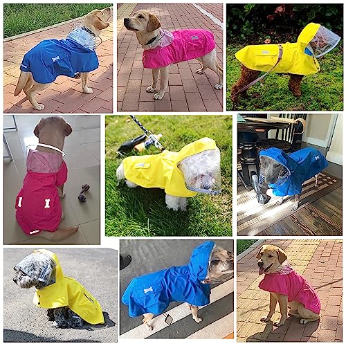 Waterproof Dog Raincoat (Yellow / 4X-Large)