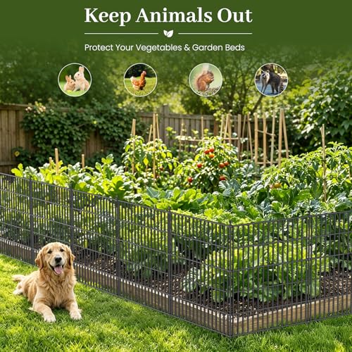 No Dig Garden Fence Outdoor for Yard (48 in(H) X 23.6 ft(L))