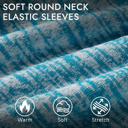 1 Pack Dog Sweater for Small Dogs Girl Boy Winter Fleece Clothes Warm Soft Dog Sweatshirt Outfit for Dogs Cats Pet Apparel (Light Blue / M (Back: 13.7", Chest: 17.7", 10-14 lbs))