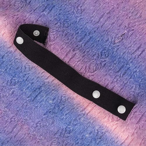 Rainbow Mohair Dog Sweater Cloak (Medium(Back Length 12") / Rainbow 1)