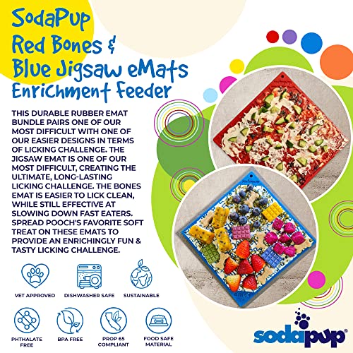 Red Bones & Blue Jigsaw eMat Bundle (Red Bones & Blue Jigsaw / Large)
