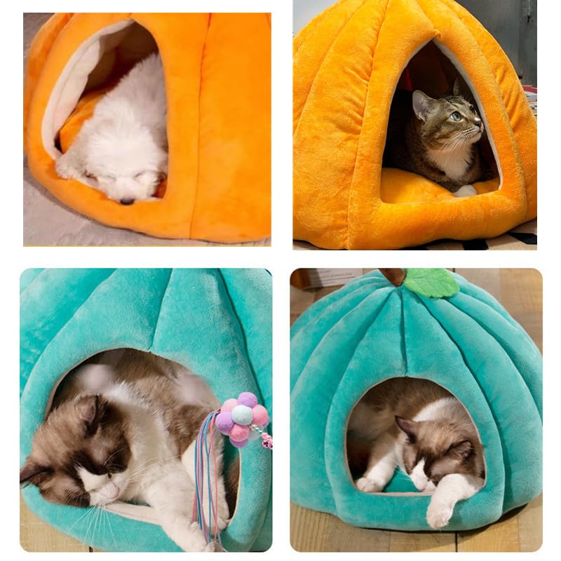 Cat Beds for Indoor Cats (Gray / 15 in)