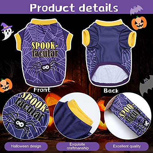 5 Pcs Halloween Dog Clothes Pet Dog Shirt Costume (S)