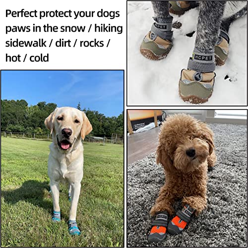 Dog Shoes for Dogs (Black / Width 2.55 in)