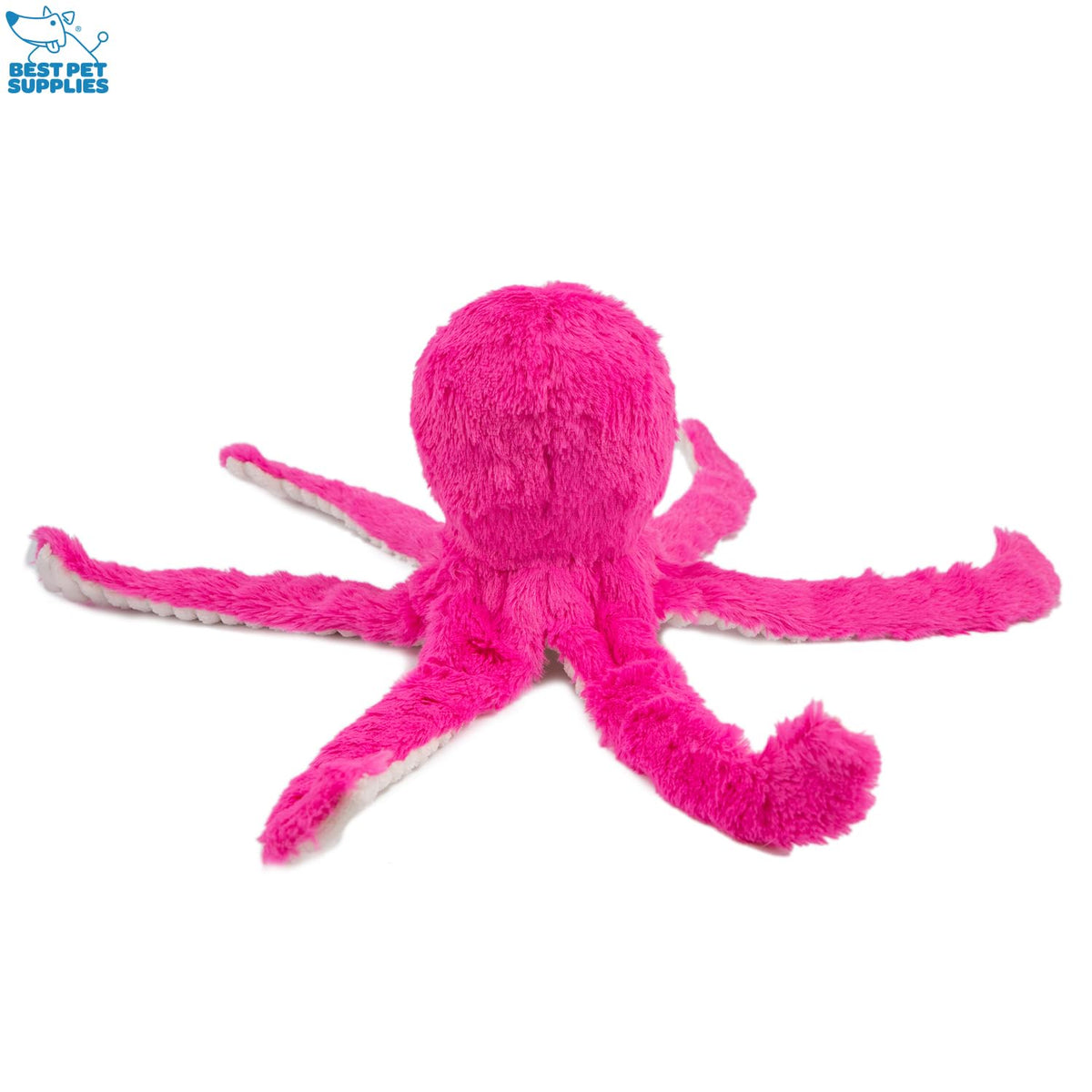 Interactive Squeaky Dog Chew Toy (Octomutant (Fuchsia) / Large)