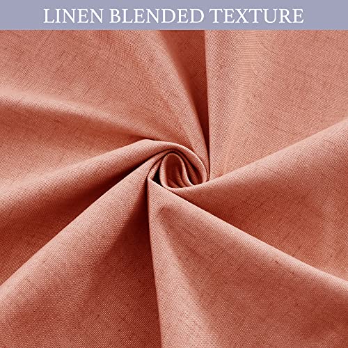 100% Blackout Curtains for Small Window (Brick Red / 30"W x 40"L (Pack of 1))