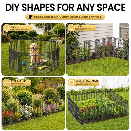 No Dig Garden Fence (48 in(H) X 11.8 ft(L))