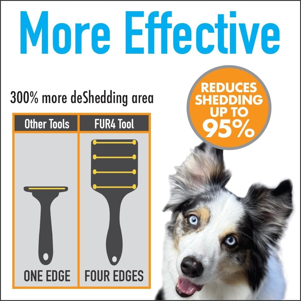 deShedding Dog Brush for Long Hair Dogs (Long Hair)