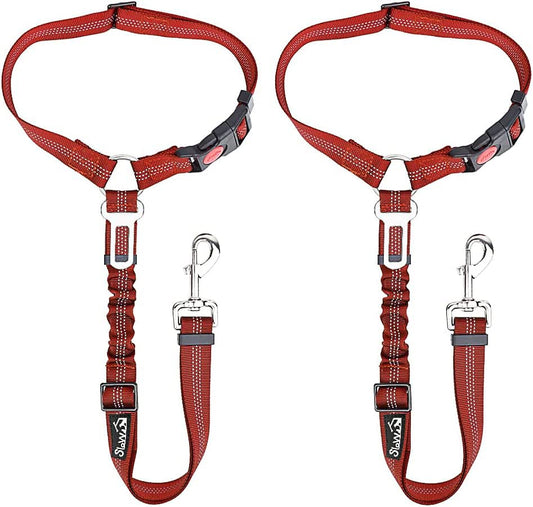 Dog Seat Belt for Car (C.Red)