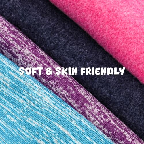 4 Pack Dog Sweaters for Small Dogs Girl Boy Winter Fleece Clothes Warm Soft Dog Sweatshirt Outfit for Dogs Cats Pet Apparel (Rose red+Bright Blue+Navy Blue+Purple / Small)