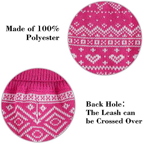 Dog Sweater Argyle (Medium/Large / Pink)