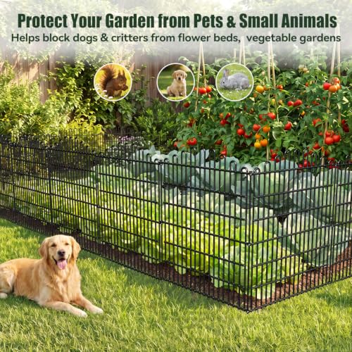 No Dig Garden Fence Panels (33 in(H) X 29 in(L))