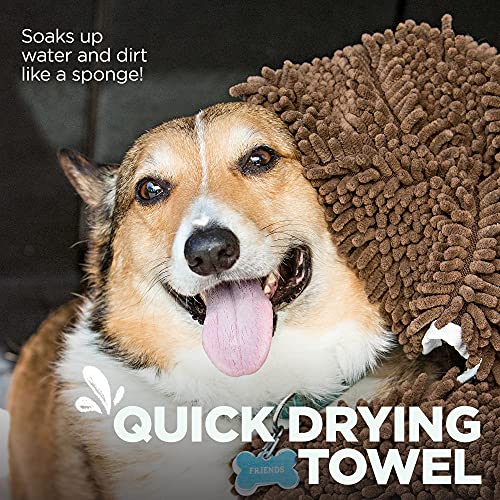 Soggy Doggy Super Shammy Absorbent Dog Towel (Dark Chocolate)