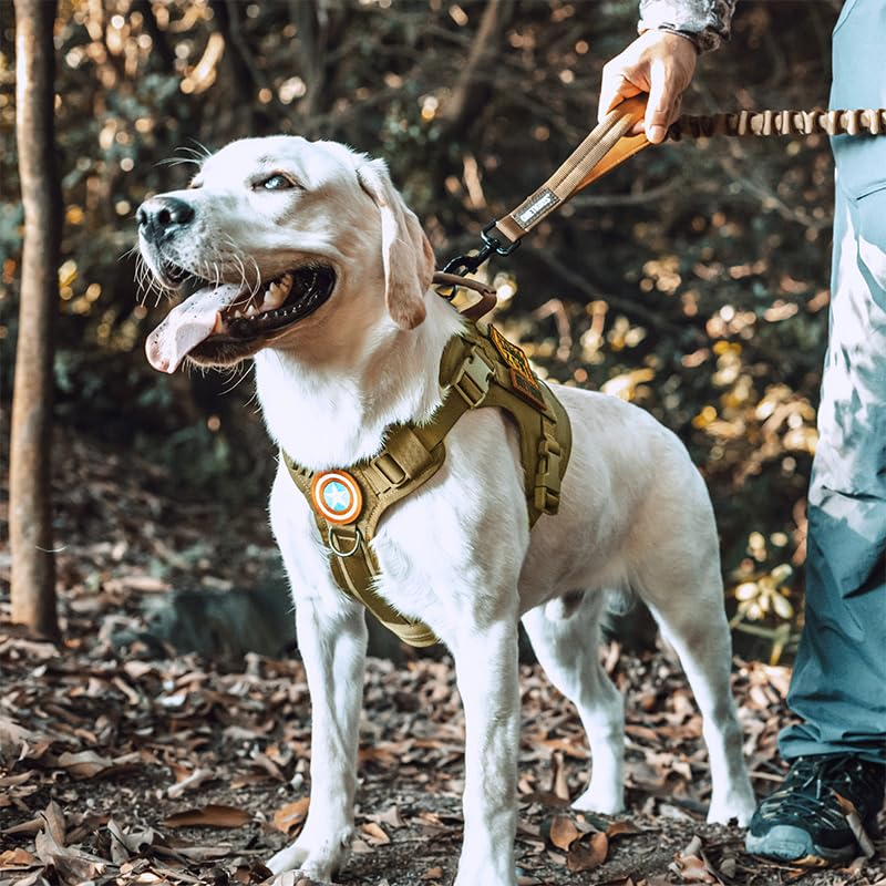 Tactical Dog Harness with Handle No (X-Small / Brown)