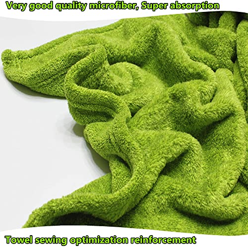 Extra Large Dog Towels for Drying Dogs (Green / XL-55" * 36")