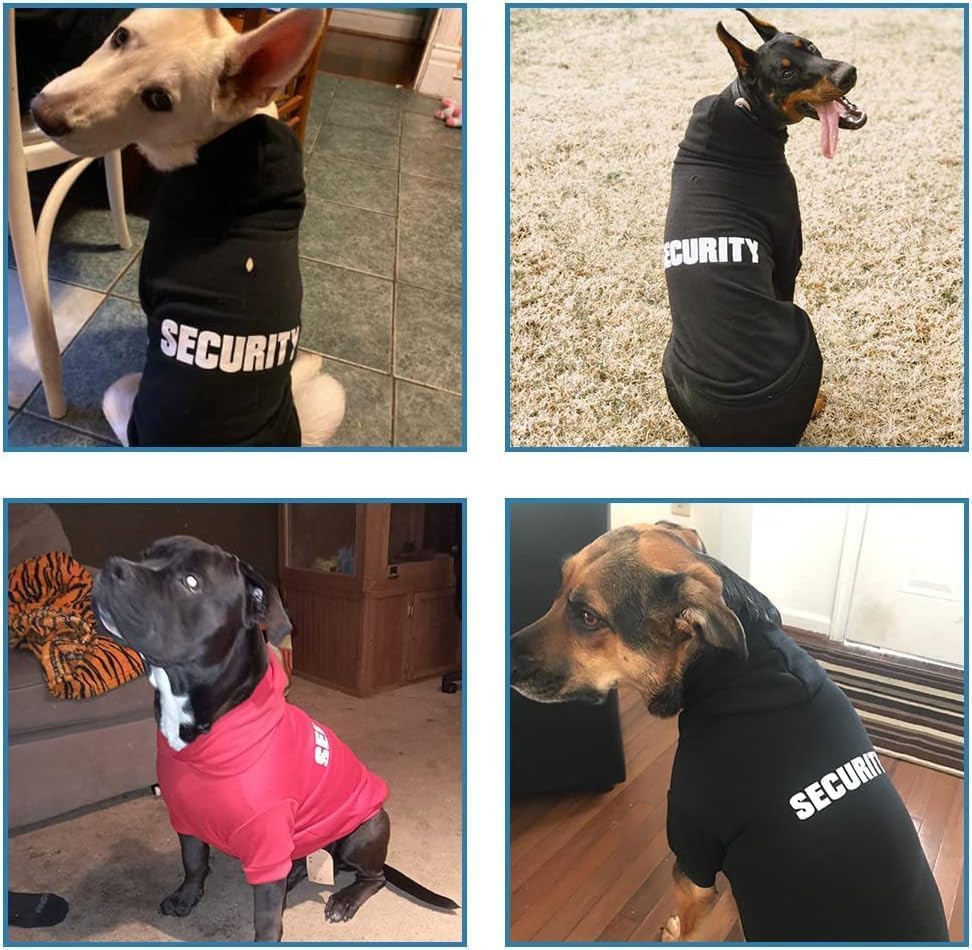 Security Dog Hoodie (#1 Black(Security) / Small (All Breed Sizes))