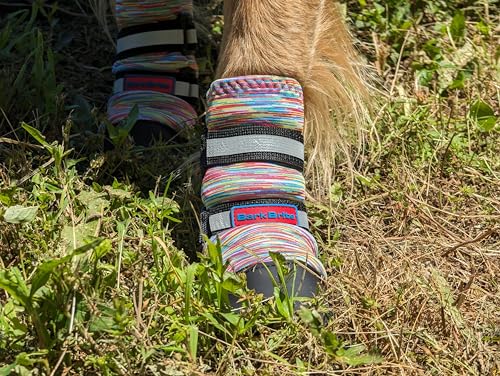 All Weather Neoprene Paw Protector Dog Boots with Reflective Straps in 5 Sizes! (Small)