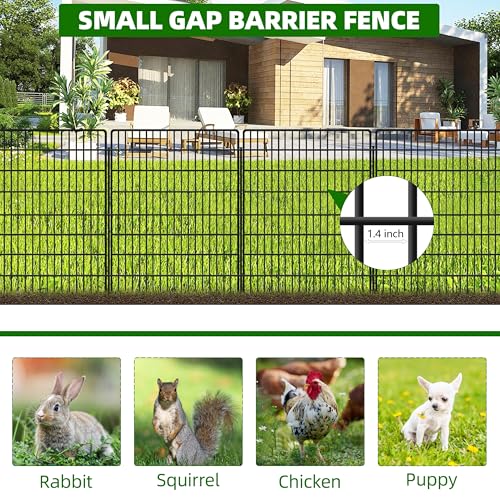 10 Panels Dog Fence Outdoor for Yard (36in(H))