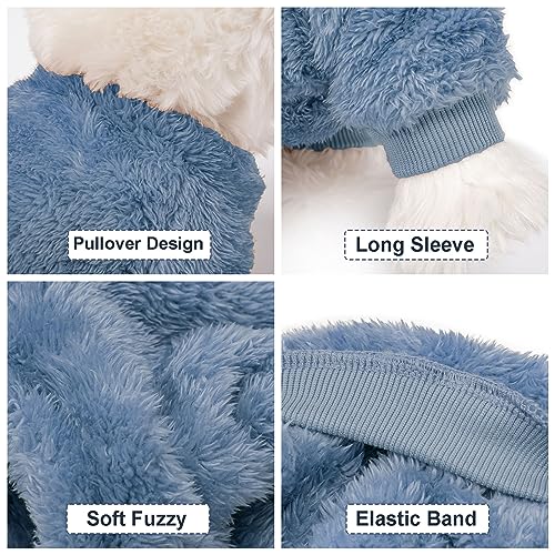 3 Pack Dog Sweaters (Small / Blue+Lt Coffee+Dark Grey)