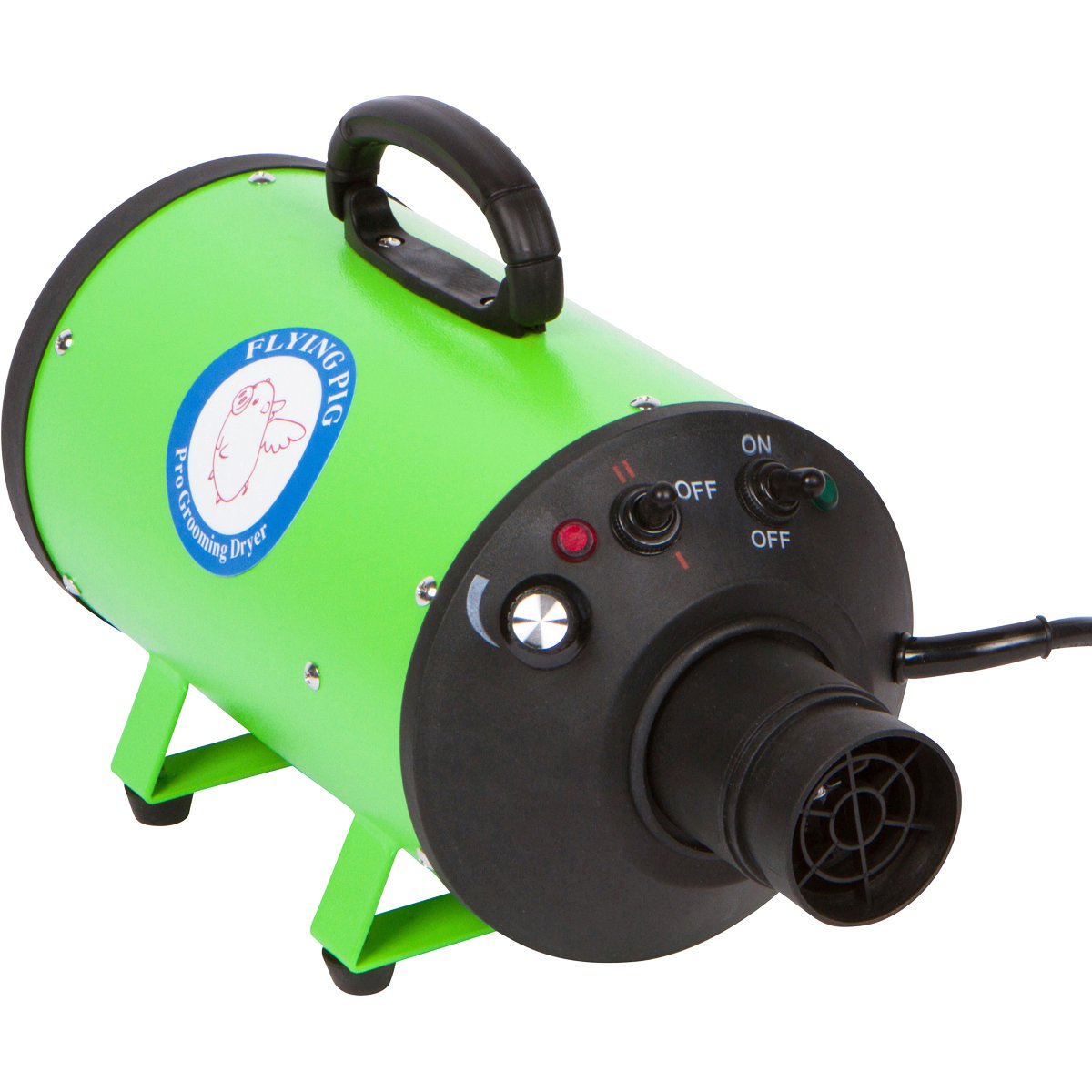 Flying Pig High Velocity Dog Pet Grooming Dryer w (Green)
