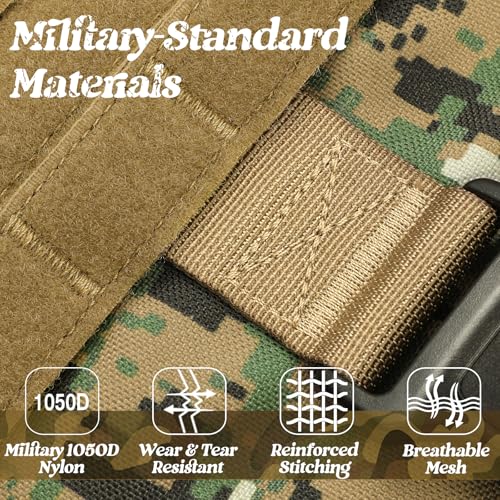 Tactical Dog Harness for Medium (Brown Camo / Medium)