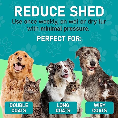 Pet Grooming Brush (Gray / Large)