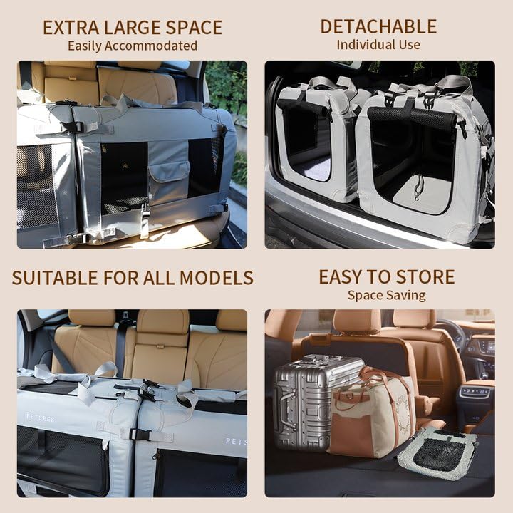 Extra Large Cat Carrier Soft Sided (Grey-2)